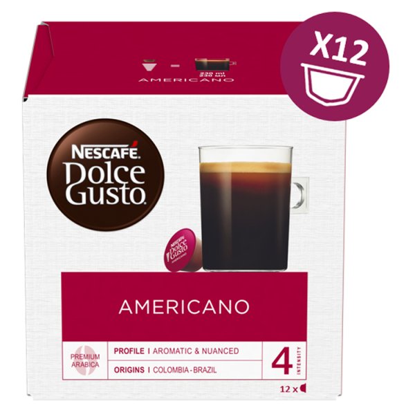 Nescafe Dolce Gusto Americano Pods 12pack