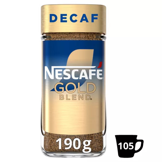 Nescafe Gold Blend Decaf Coffee 190g
