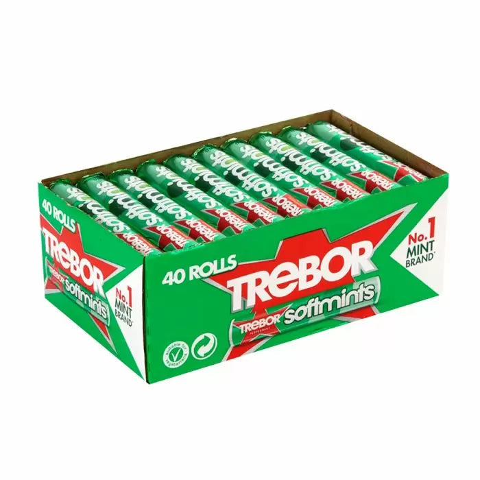 BULK Trebor Softmints Peppermint 40pk