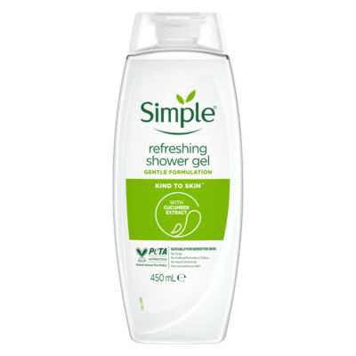 Simple Refreshing Shower Gel 450ml