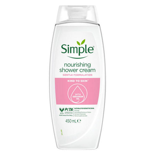 Simple Nourishing Shower Gel 450ml