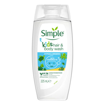 Simple Kids Hair & Bodywash 225ml