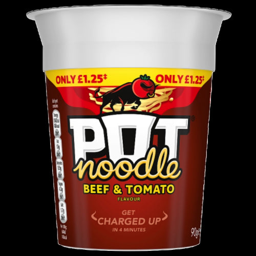 Pot Noodle Beef & Tomato PMP1.25 90g