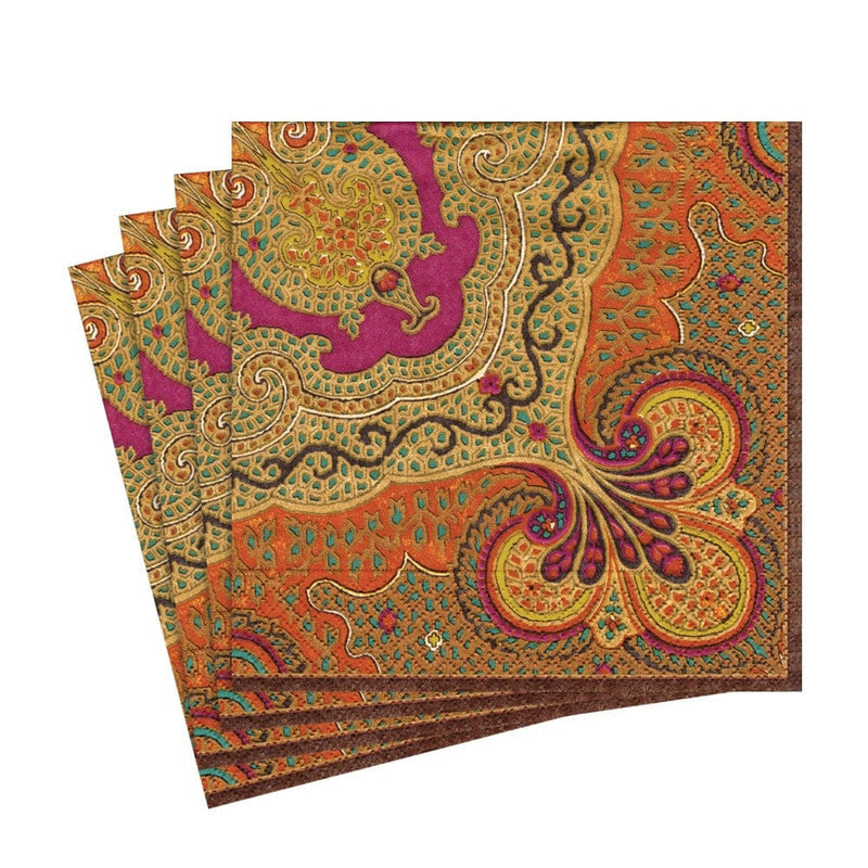 Caspari Jaipur Spice Lunch Napkins 20pk