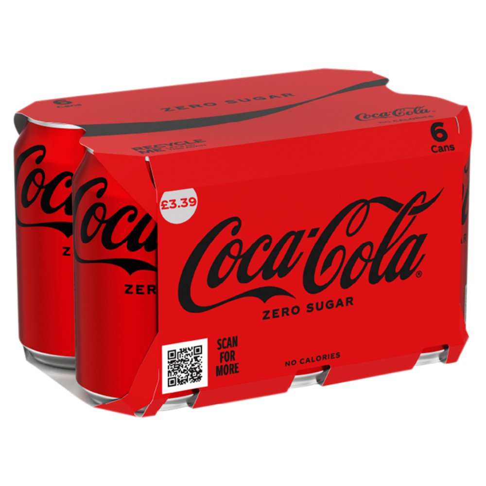 Coca Cola Zero 6pack PMP3.39