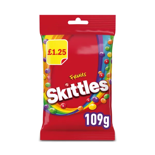 Skittles Fruits Treat Bag 109g PMP1.25 *
