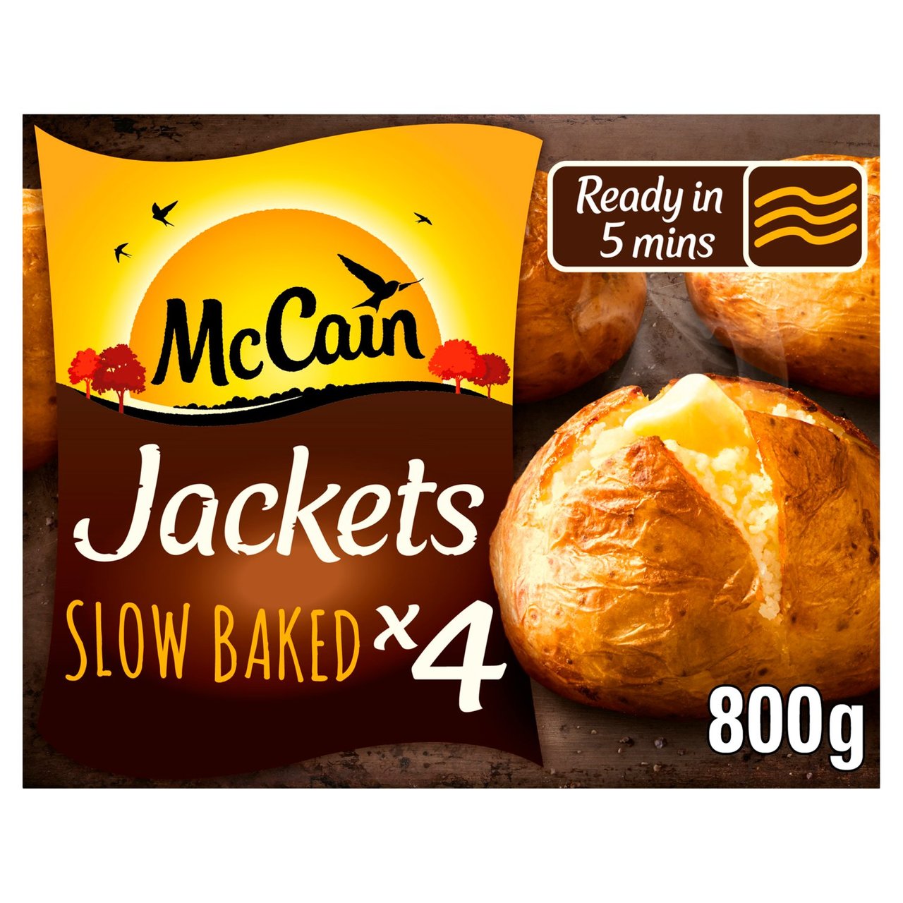 Mccain Ready Baked Jackets 4pk PMP