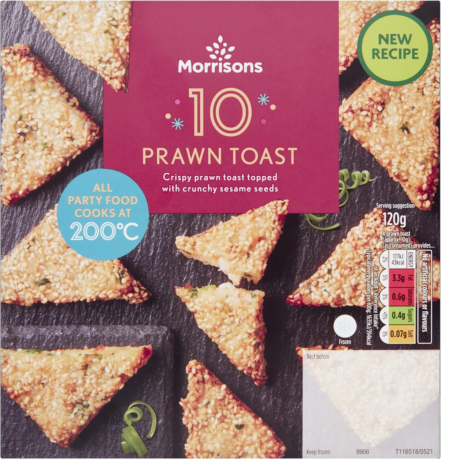 Morrisons Prawn Toast 120g