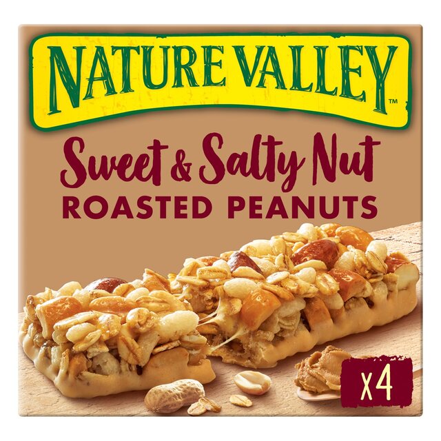Nature Valley Sweet & Salty Nut Roasted Peanuts 4 x 30g