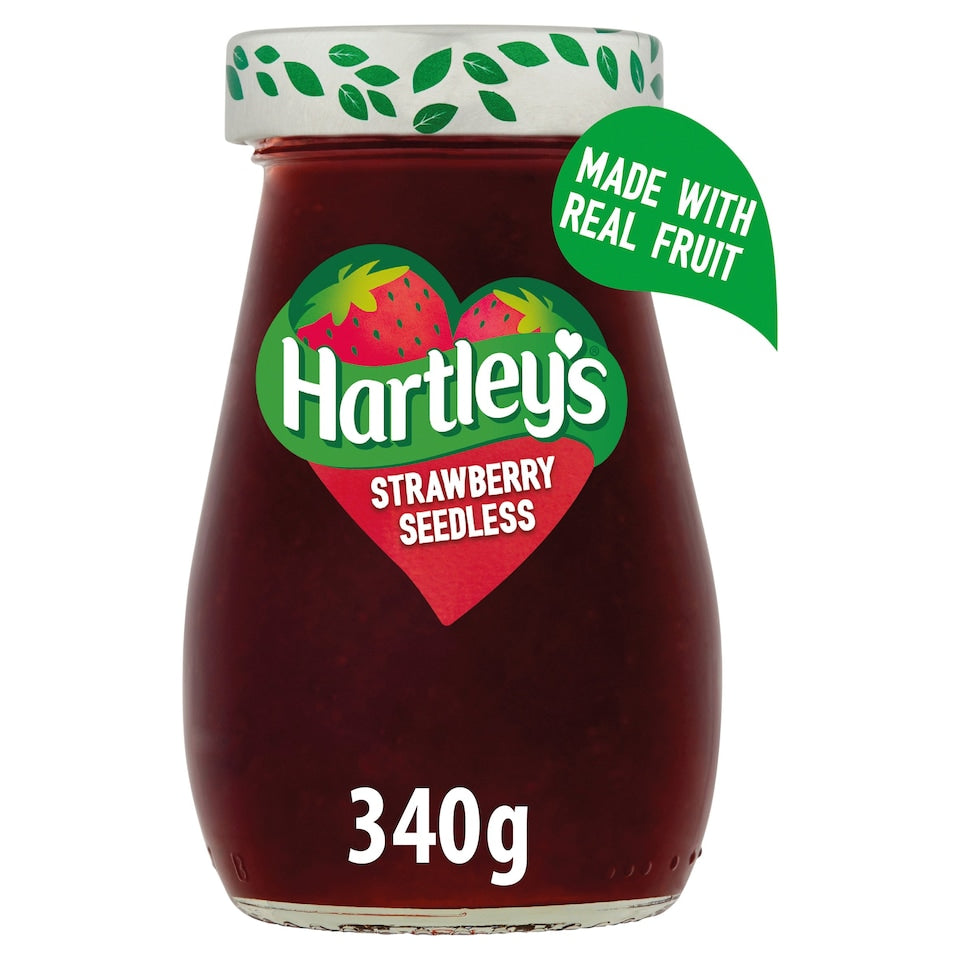 Hartleys Best Seedless Strawberry Jam 340g