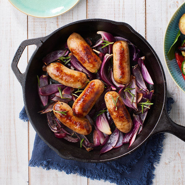 DR Pork & Caramelised Onion Sausages 6pk