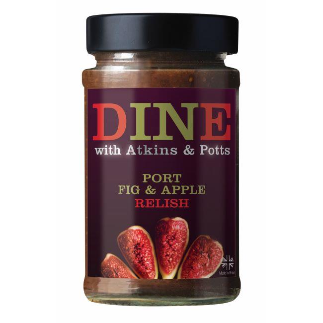 Dine Fig, Apple &  Port Chutney 220g