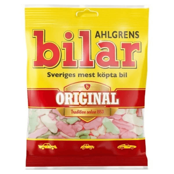 Ahlgrens Bilar Original Fruity Mallow Sweets 125g