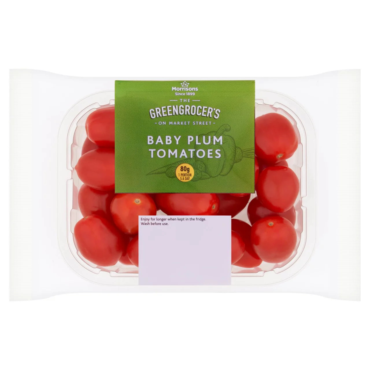 Morrisons Baby Plum Tomatoes 250g