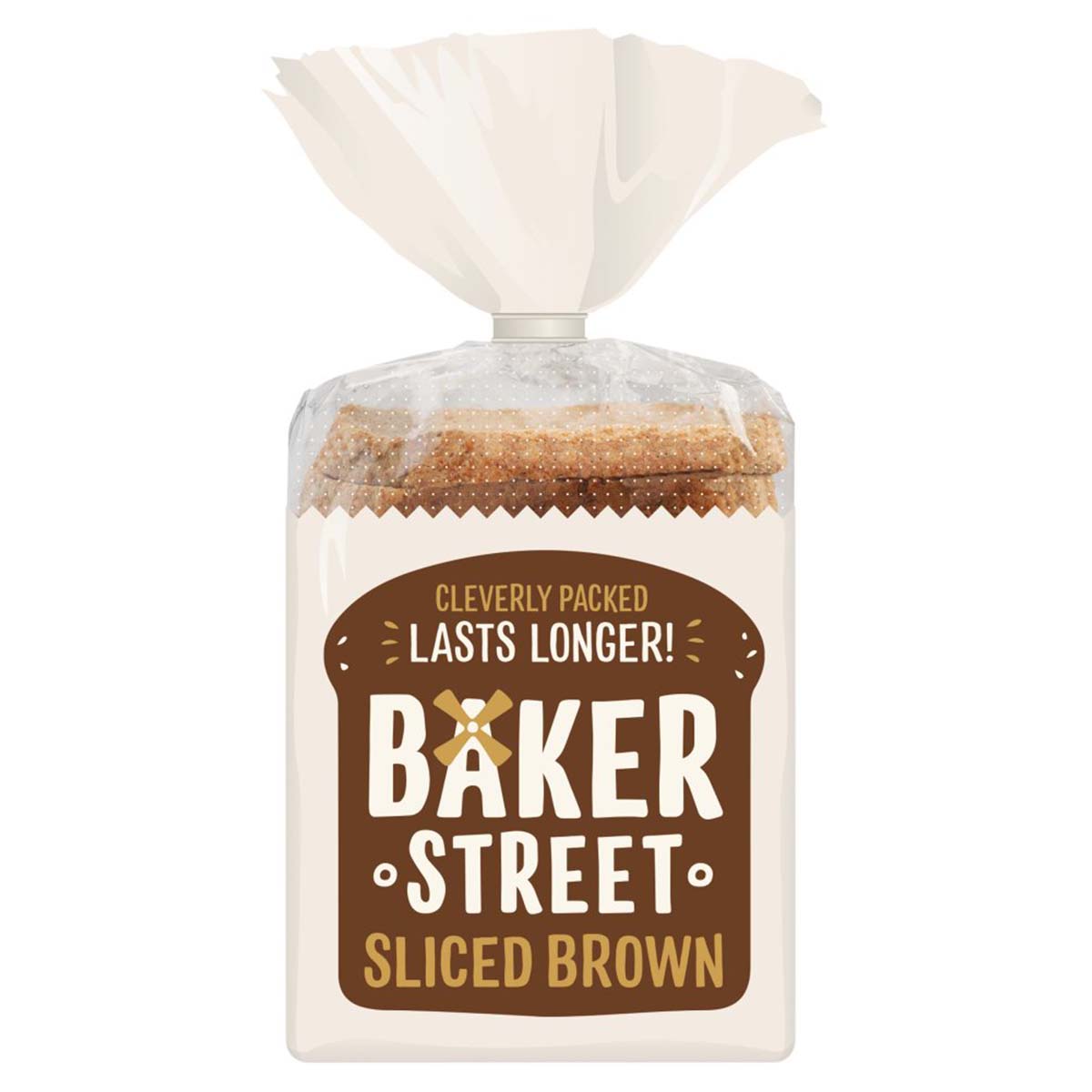 Baker Street Brown Sliced Loaf 600g