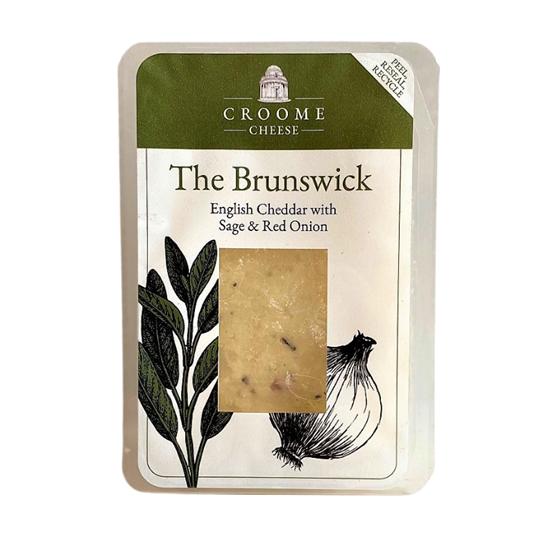 Croome Cheese The Brunswick Sage & Red Onion 150g