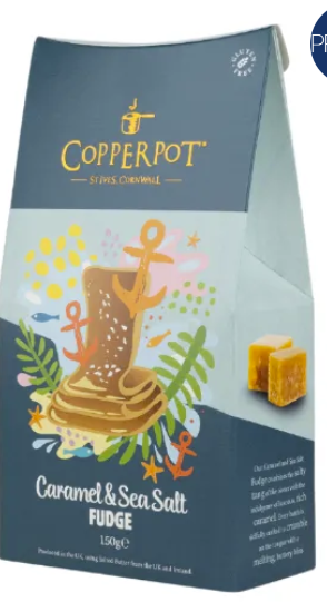 +Copperpot Fudge Caramel Sea Salt 150g