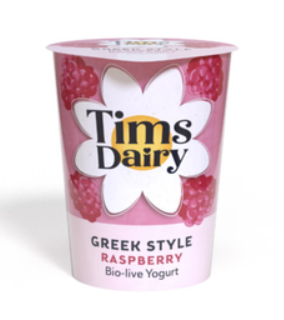 Tims Greek Style Raspberry Yogurt 450g