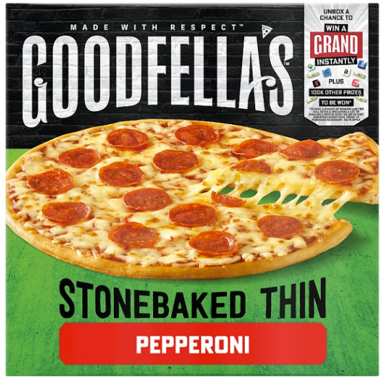 Goodfella's Stonebaked Thin Pepperoni Pizza 332g