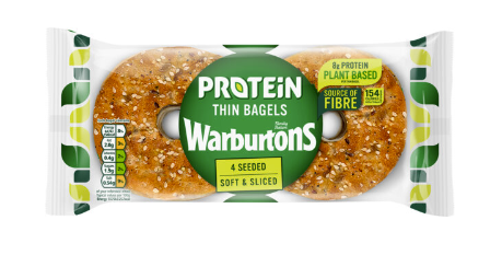 Warburtons (4 pack) protein thin bagels