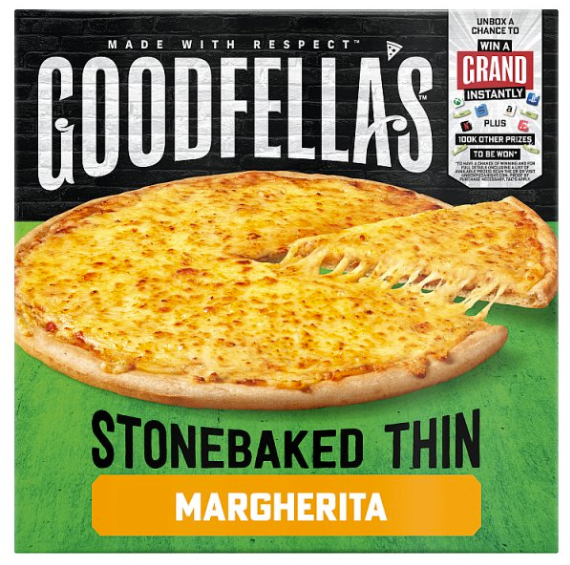 Goodfella's Thin Margherita Cheese Pizza 345g