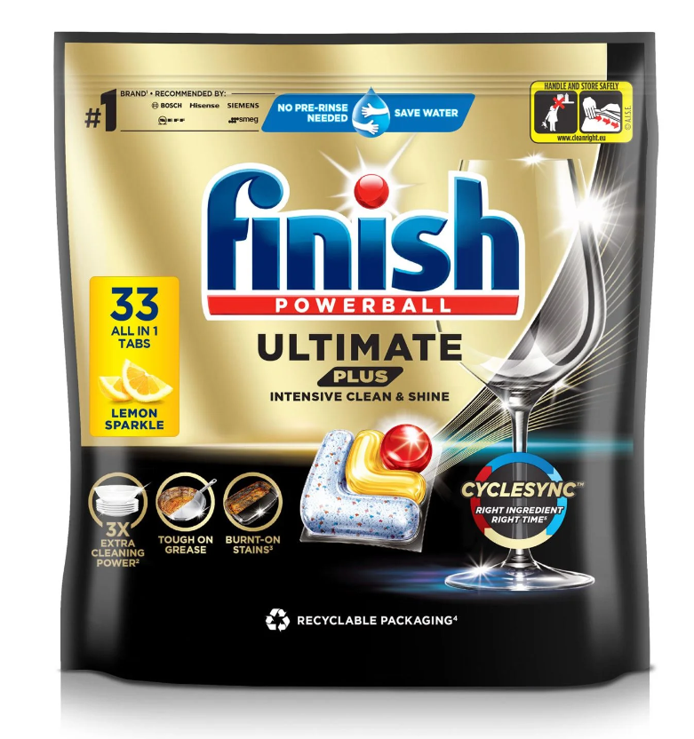 Finish Dishwasher Tablet Ultimate Plus Lemon x33