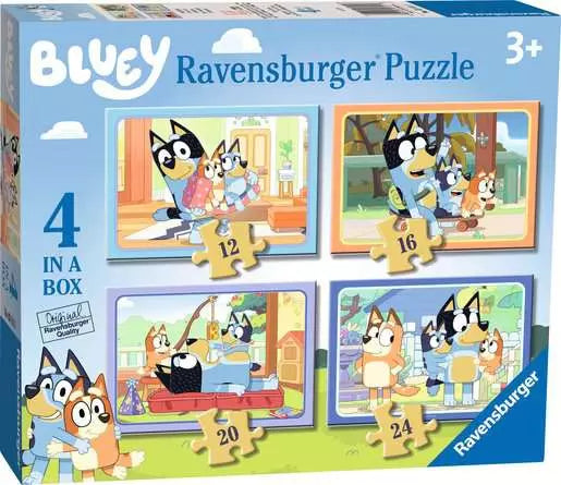 Ravensburger 'Bluey' 4 in a box Puzzles