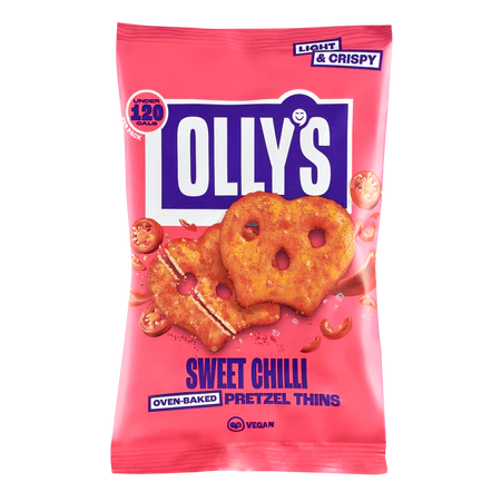 *Olly's Sweet Chilli Pretzel Thins 35g