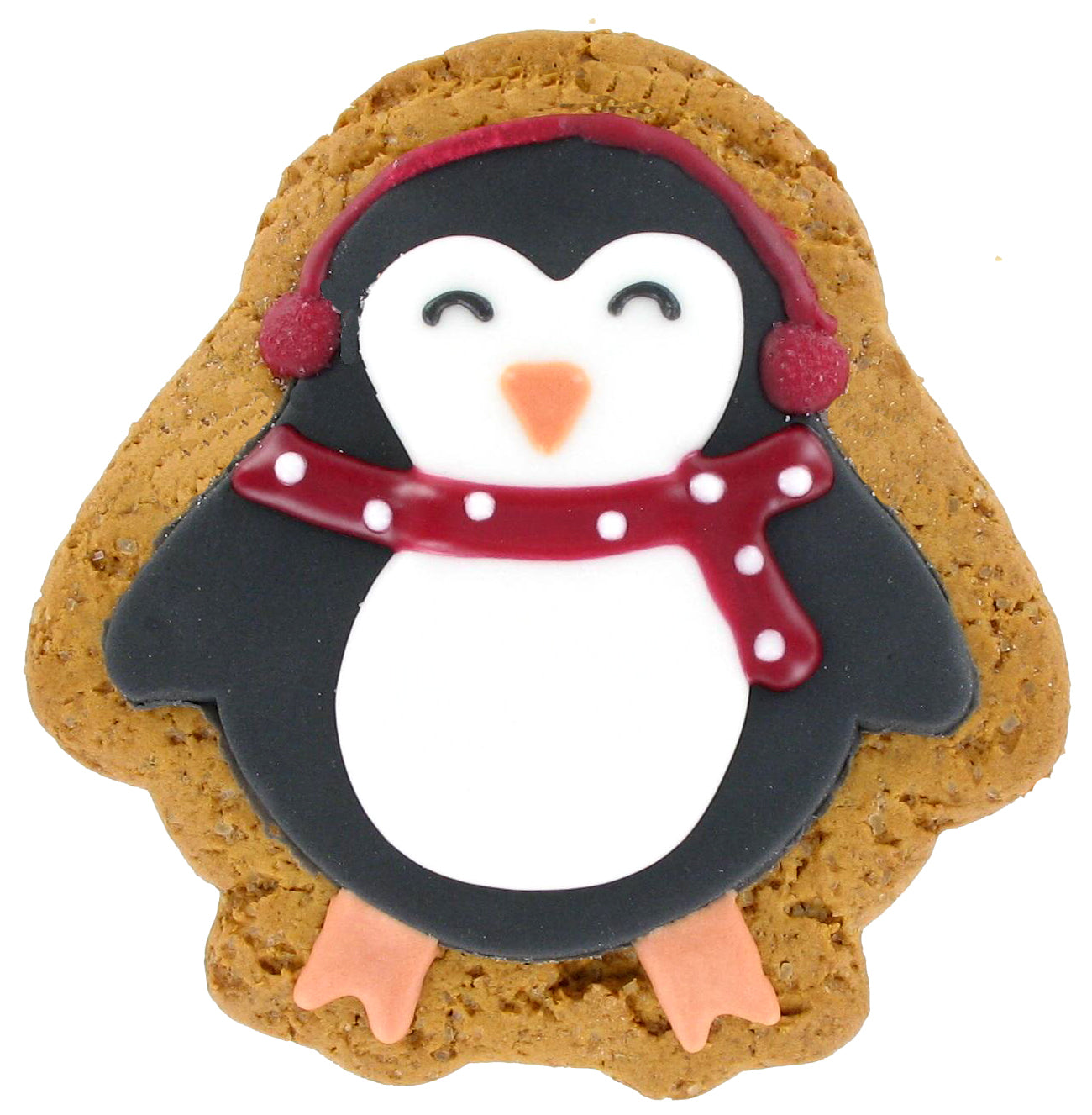 Original Biscuit Bakers Christmas Penguin Iced Gingerbread Biscuit 90g