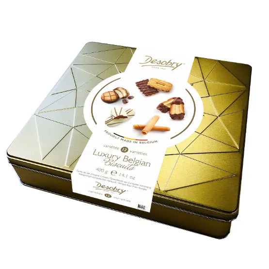 Desobry Gold Star Biscuit Selection Tin, 400g