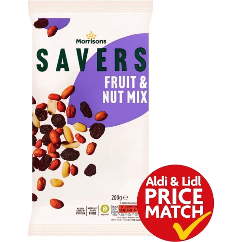 Morrisons Savers Fruit & Nut 200g