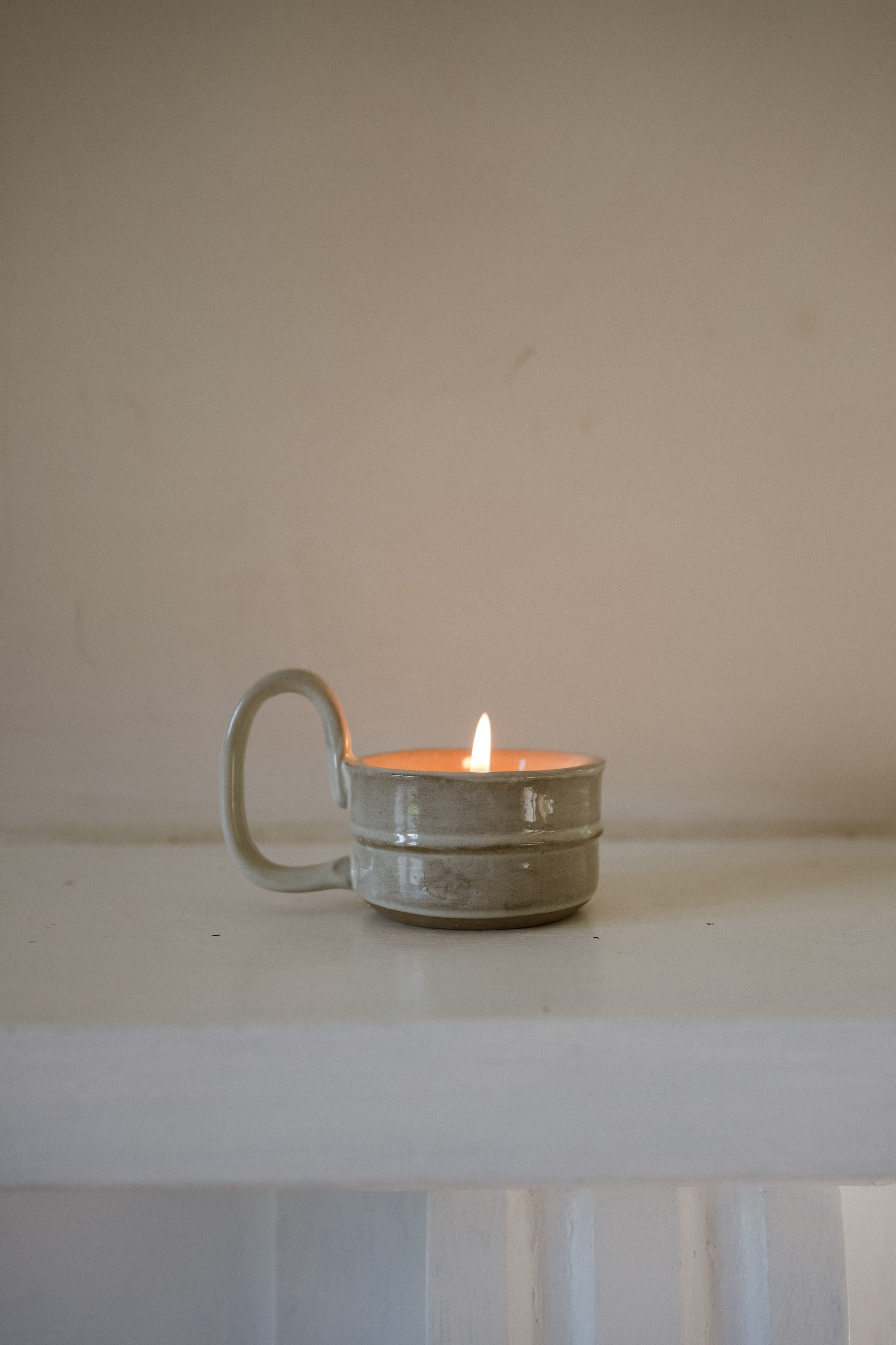 Stoneware Candle Cup
