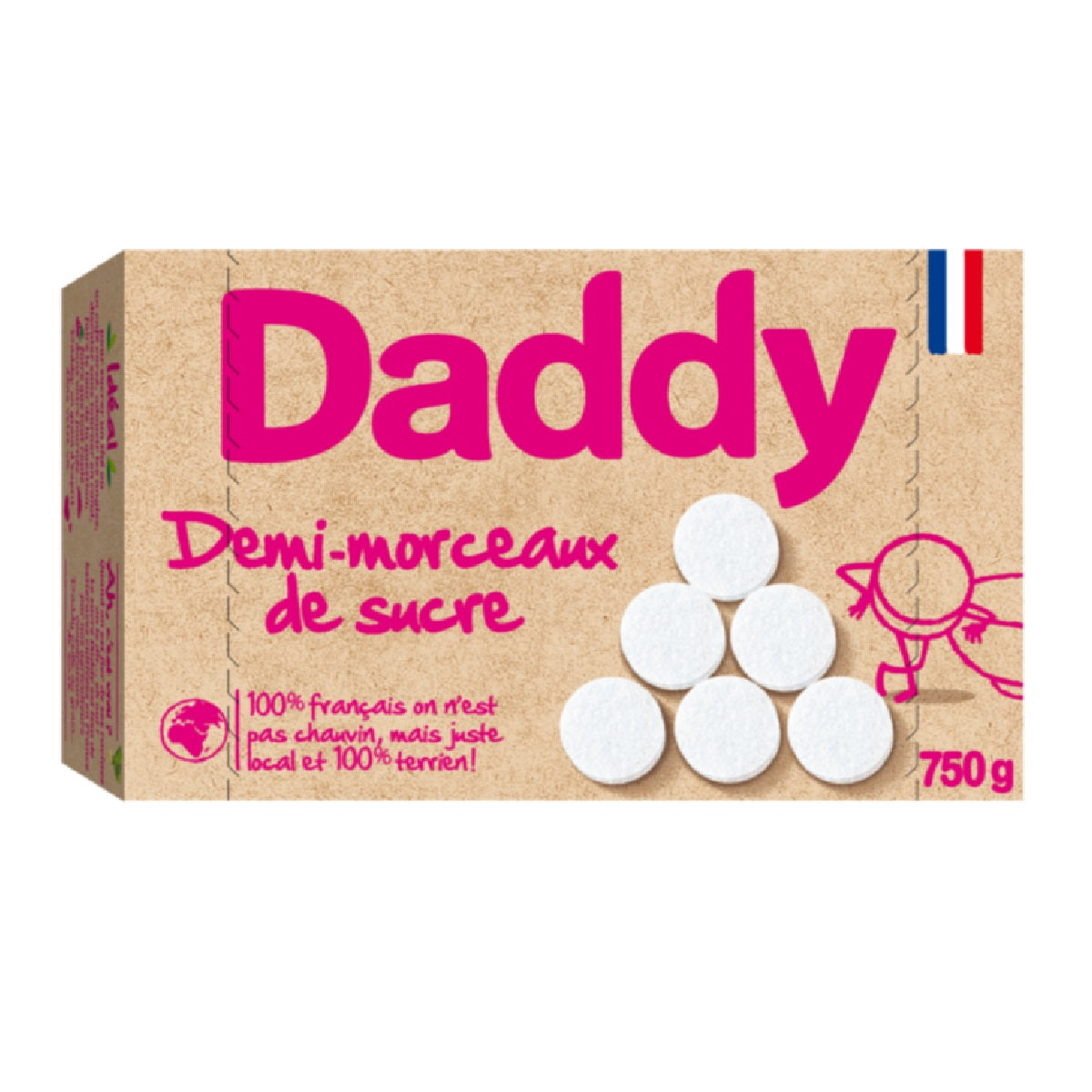 Daddy Half Cube White Sugar 750g