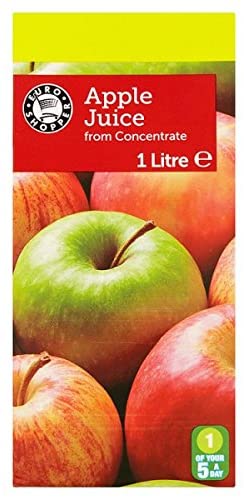 Euro Shopper Apple Juice 1L BULK x 12
