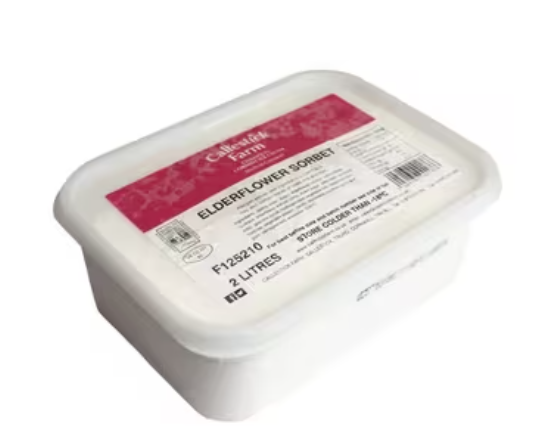 Callestick Farm Elderflower Sorbet 2Ltr