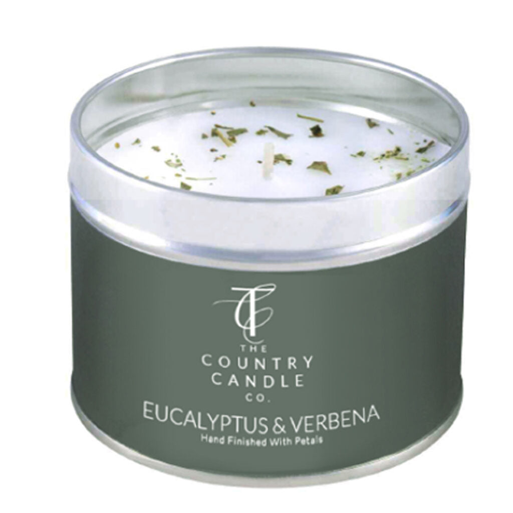 CC Pastels Eucalyptus & Verbena 180g tin Candle