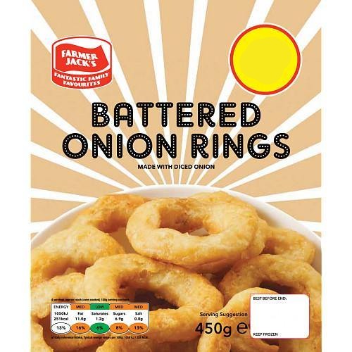 Farmer Jack's Beer Battered Onion Rings 350gPM2.49
