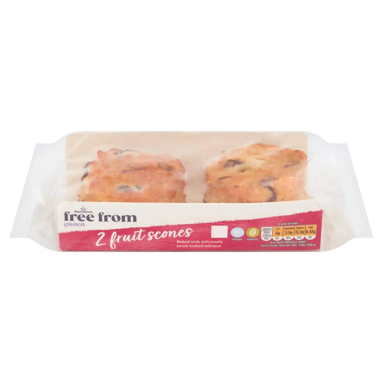 Morrisons Free From Scones 2pk