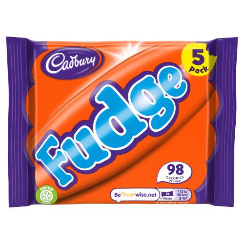 Cadbury Fudge 110g 5pk