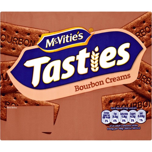 McVities Tasties Bourbon Creams 300g