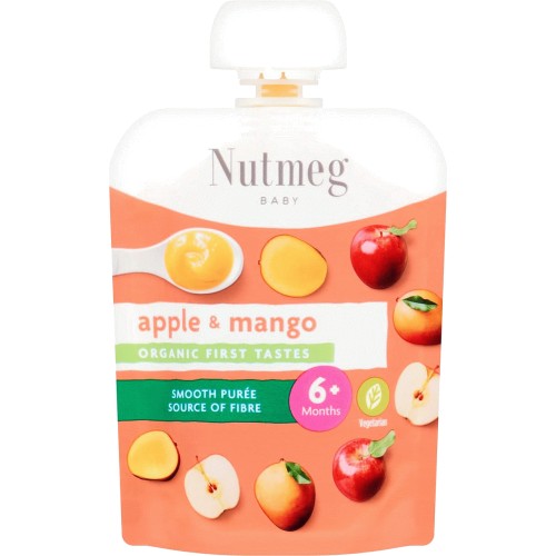 Nutmeg Apple & Mango Baby Food 6 Plus Months 70g