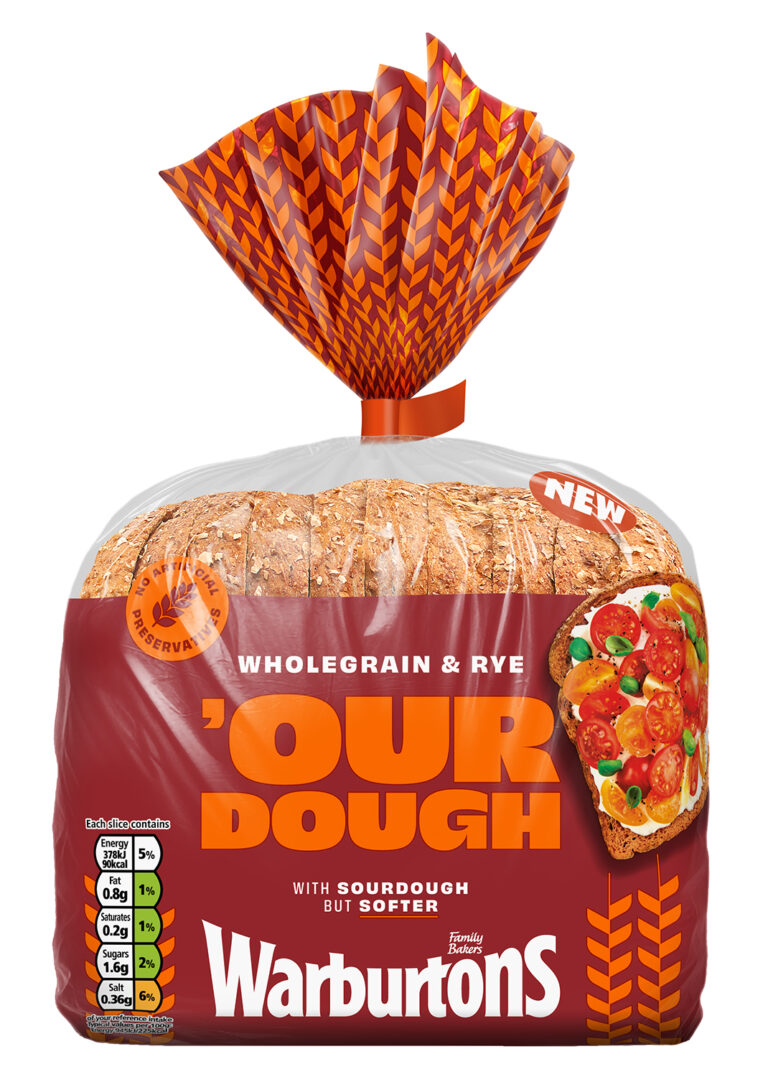 Warburtons Wholemeal & Rye Sourdough 400g