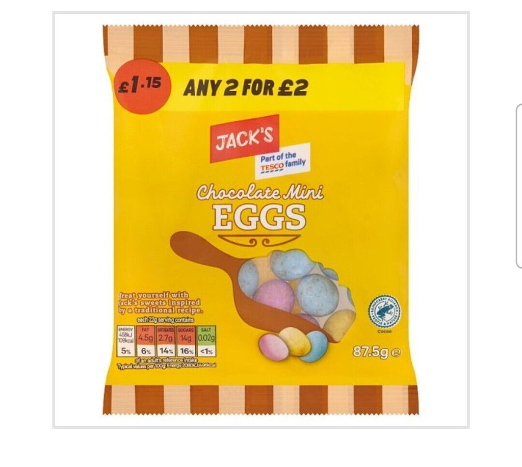 Jacks Chocolate Mini Eggs PM1.15
