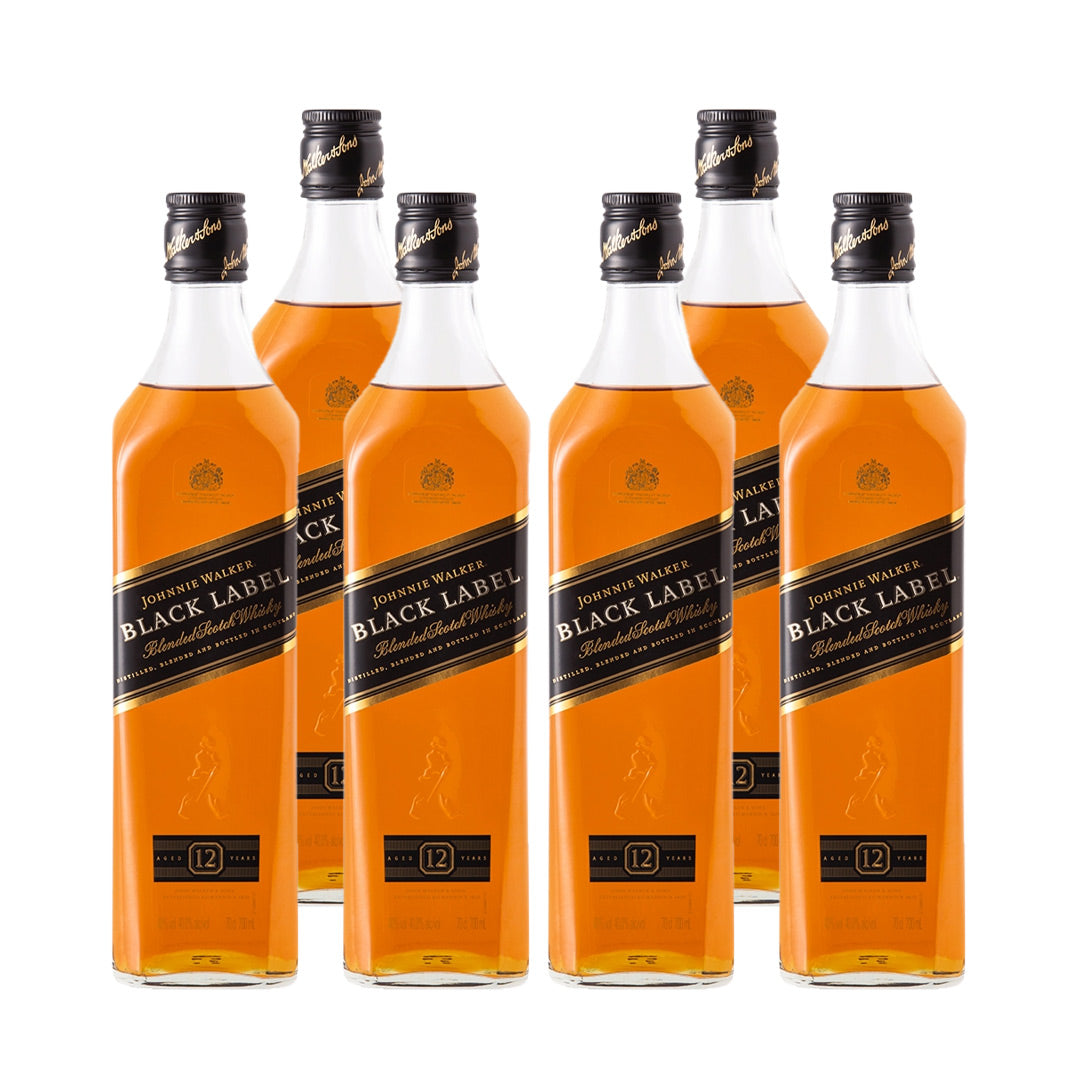 Johnnie Walker Black Label 70cl - BULK - Case of 6