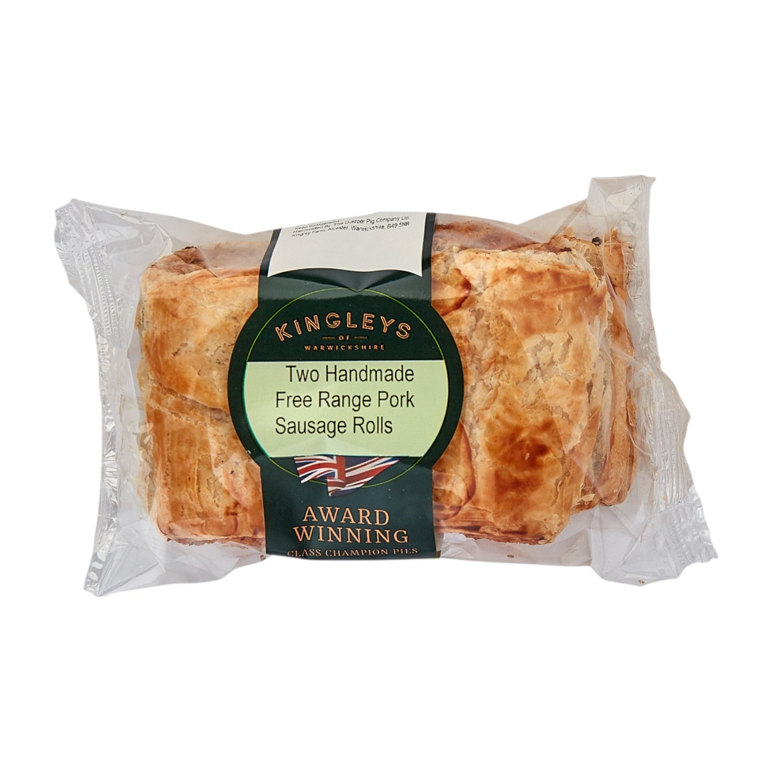 Kingleys Sausage Roll Handmade Twin Pack