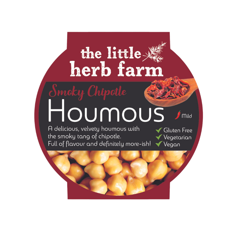 Little Herb Farm Smokey Chipotle Houmous 200g