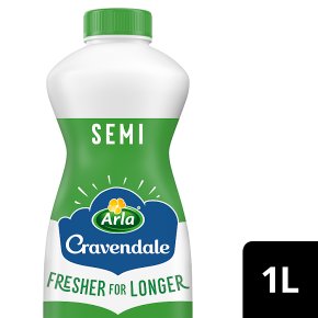 Cravendale Semi Skimmed Milk 1L