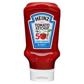 Heinz Tomato Ketchup 50% Less Sugar & Salt 400ml