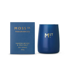 Moss St Sandalwood & Sea Salt 80g Candle