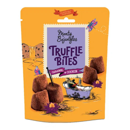 +Monty Bojangles Caramel & Cooke Truffle Bites 100g